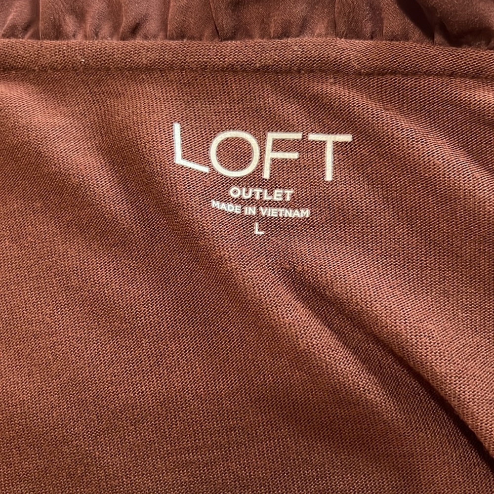 LOFT Rust Blouse - Picture 4 of 5